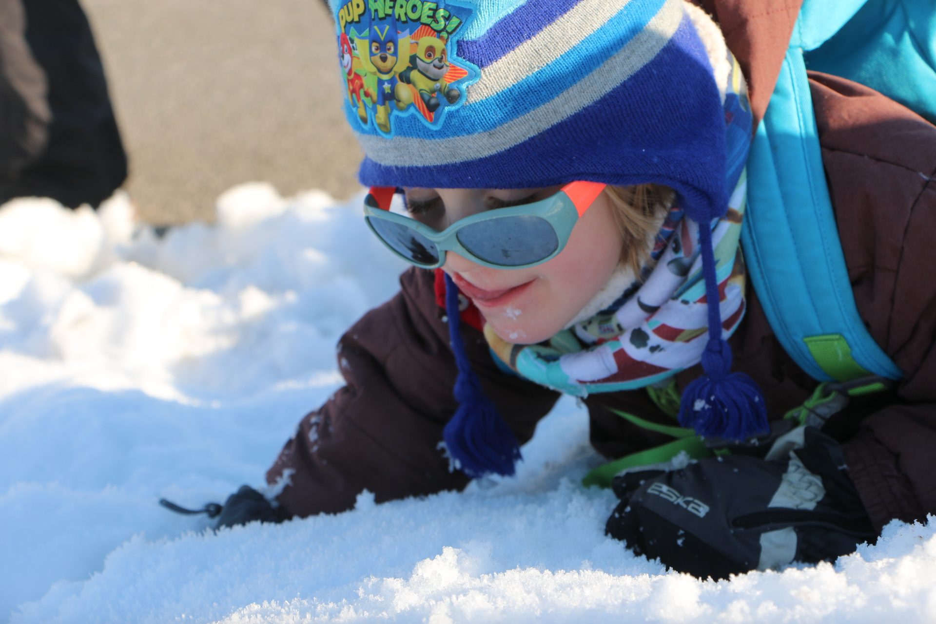 On mange la neige !