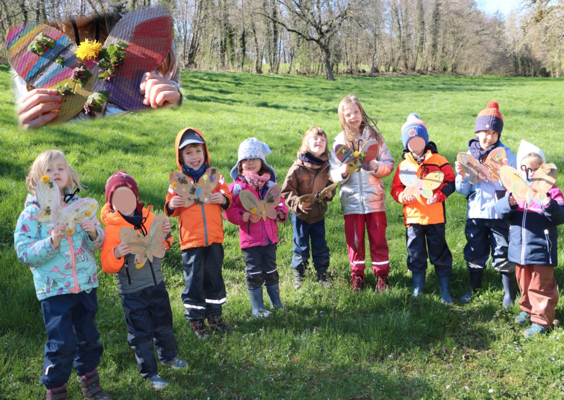 Les papillons fleuris